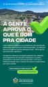 A gente aprova o que é bom pra cidade