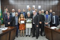 Câmara concede Titulo de Cidadão Honorário ao senhor José de Oliveira Vasconcelos