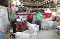 Câmara de João Monlevade entrega materiais recicláveis à Atlimarjom 