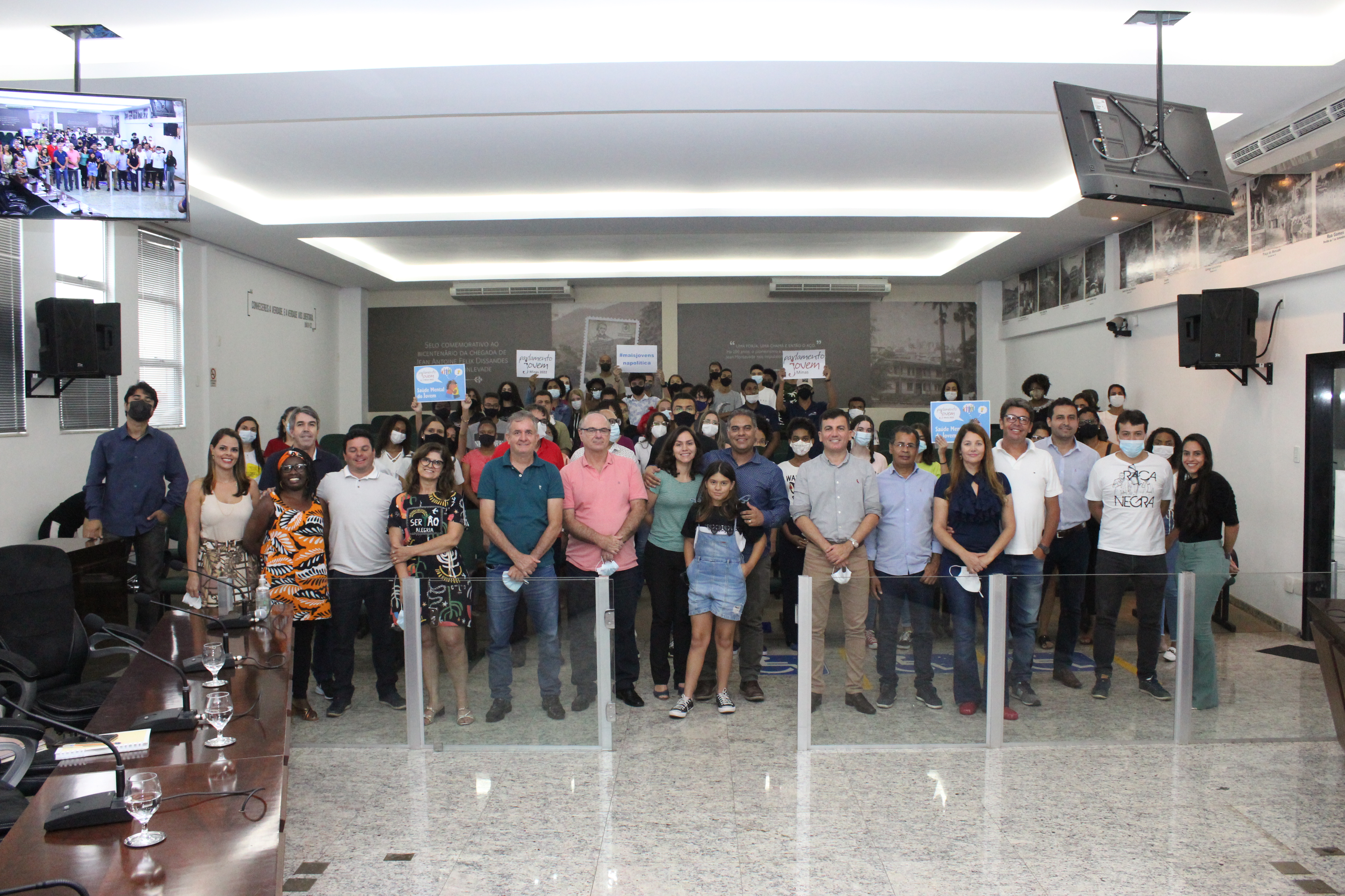 Câmara de João Monlevade realiza lançamento do Parlamento Jovem