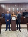 Câmara Municipal entrega Moção de Aplausos à influenciadora digital Sara de Sales