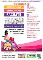 Cartório Eleitoral em João Monlevade realiza Semana D direcionada a pessoas com deficiência física