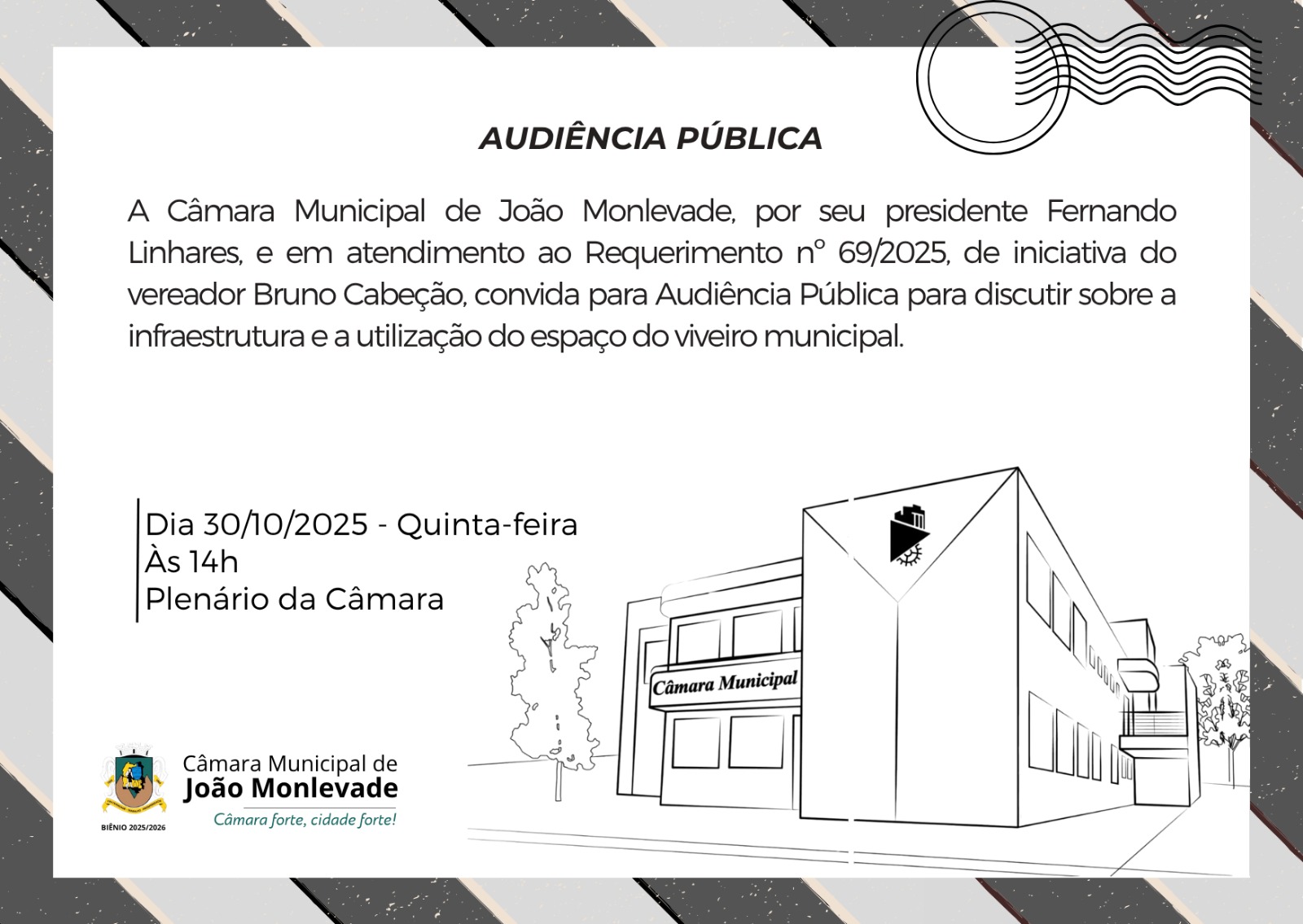 Convite - Audiência Pública Viveiro Municipal