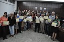 Dia do Voluntariado é celebrado com entrega de diplomas na Câmara de Monlevade