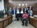 Empresário e socorrista do Sevor recebem Moção de Aplausos da Câmara Municipal   