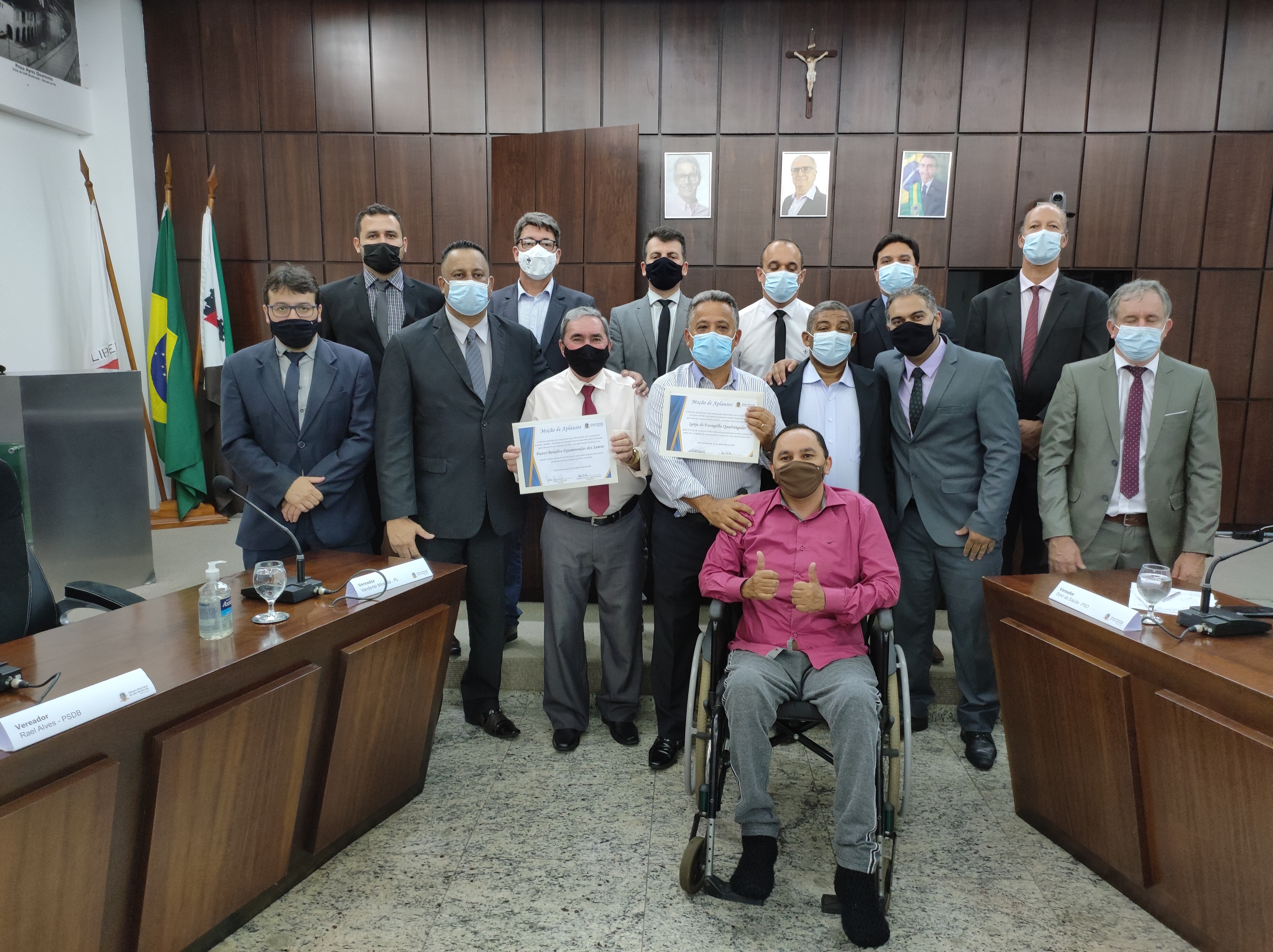 Igreja do Evangelho Quadrangular e pastor Benedito Epaminondas são homenageados pela Câmara de João Monlevade