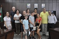 Intercambistas do Rotary Club visitam a Câmara