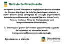 Nota de Esclarecimento